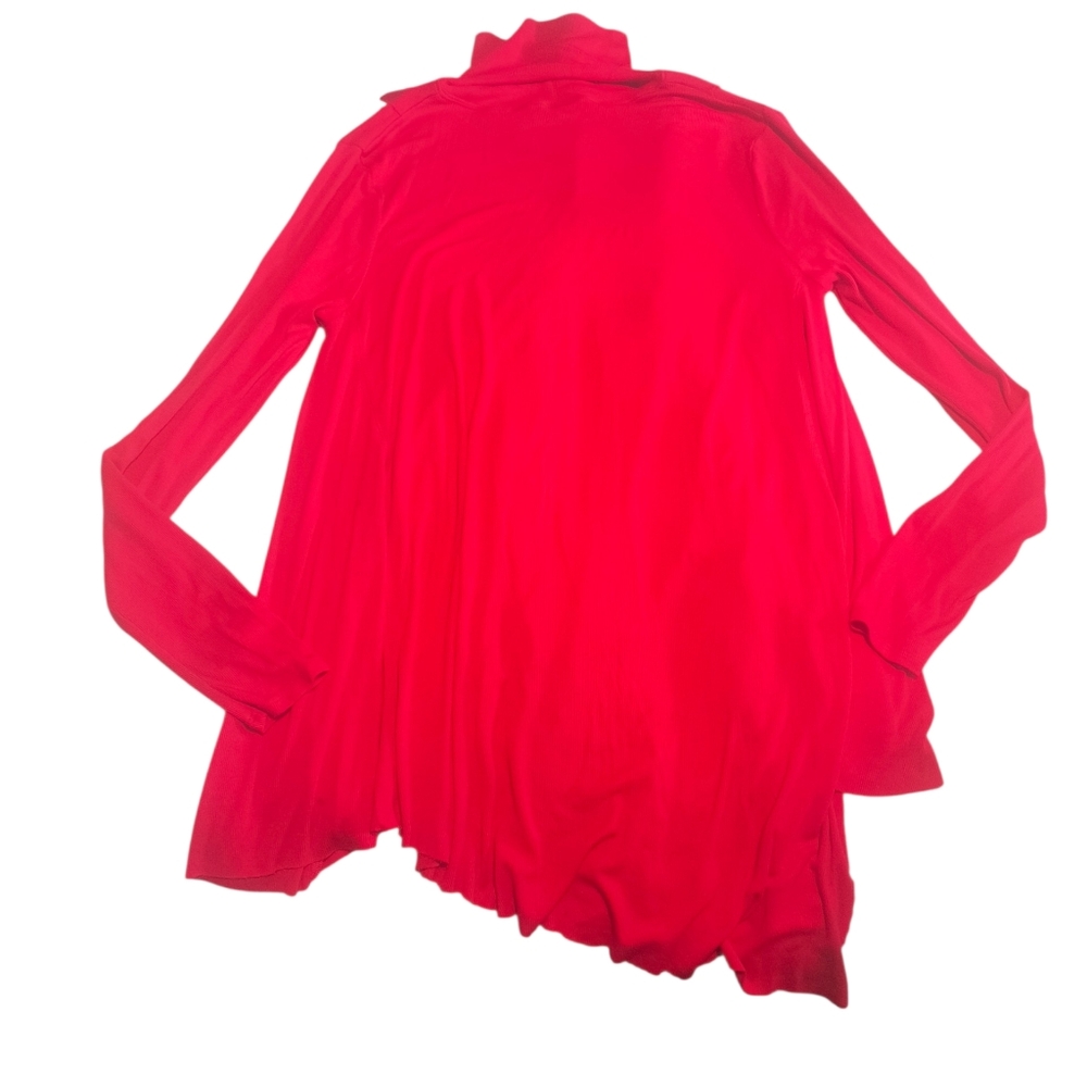 Free People Uptown Turtleneck Brilliant Red Tunic Top Size Small MSRP $78 - Picture 7 of 9